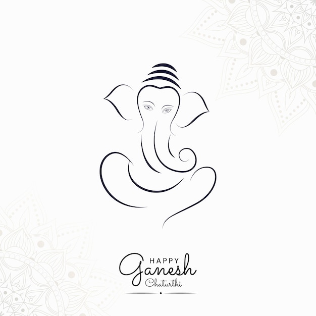 Happy Ganesh Chaturthi creative Social media post