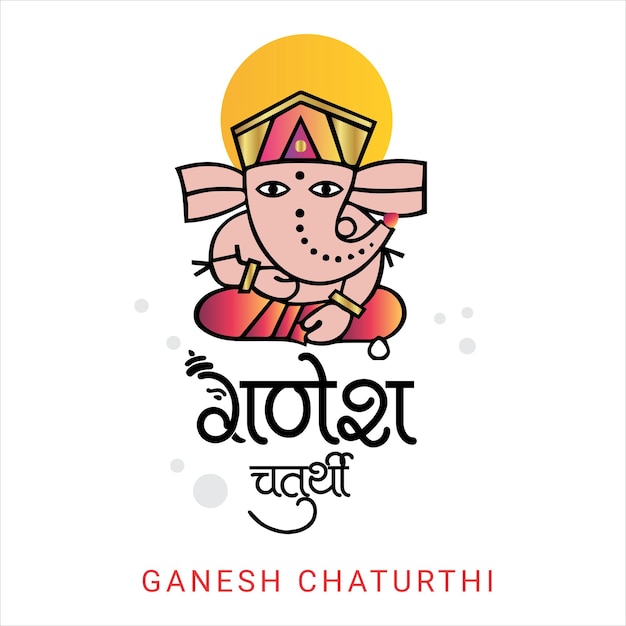 Premium Vector | Happy ganesh chaturthi