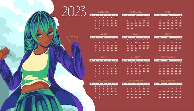 Anime Cyber Girl - Calendar 2023: One Year Datebook for Nerdy Moe Anime /  Manga Lover - 6 x 9 Inch (~ DIN 5), lined date pages for 52  weeks』(MoeGirl)の感想 - ブクログ