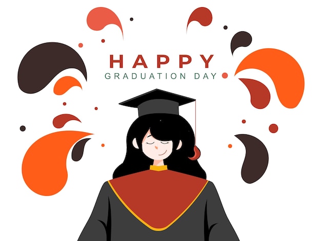 Happy graduation character collection