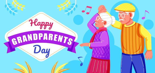 幸せな祖父母の日 おじいちゃんとおばあちゃんのダンス イベントに最適