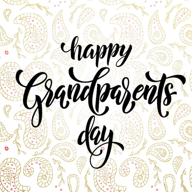 행복한 조부모의 날! 인사말 카드