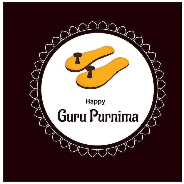 Happy Guru Purnima Religieuze Feestdagen Festivalviering in India