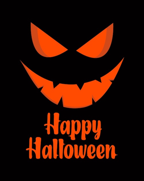 Vector happy halloween background the background is great for cards brochures and flyers