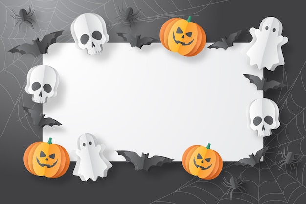 Happy Halloween background vector