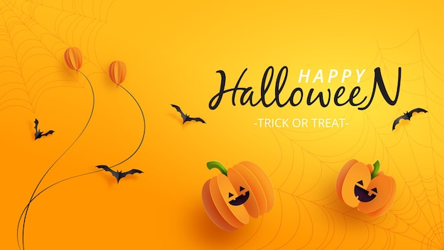 Happy halloween banner