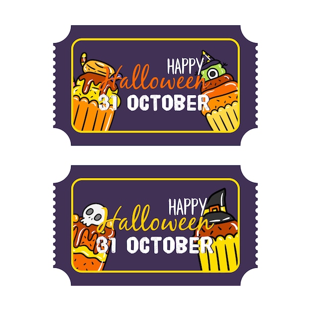 Felice banner di halloween.