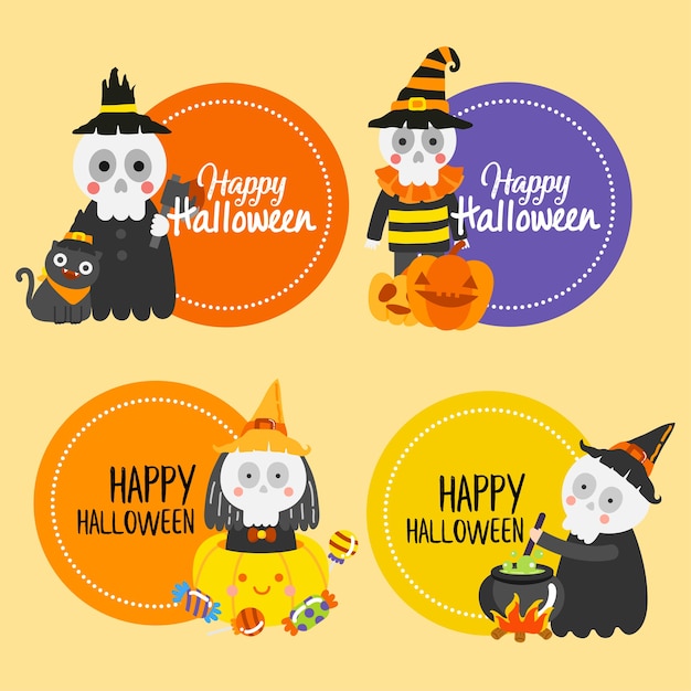 Felice banner di halloween.