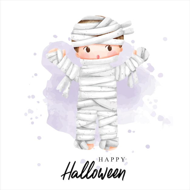 Happy Halloween Card vector illustration