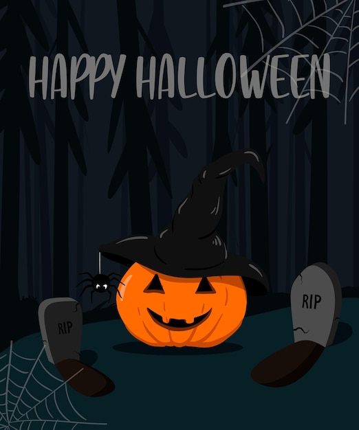 Happy halloween card