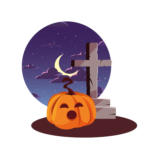 Happy halloween celebration ilustration