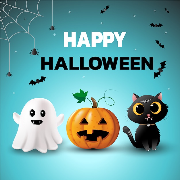 Premium Vector Happy halloween day banner