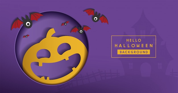 Happy halloween day banner