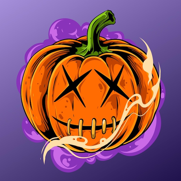 Vector happy halloween day illustration