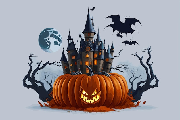 Happy Halloween Girl Event Background Wallpaper Promotional Poster Design Illustration Cartoon