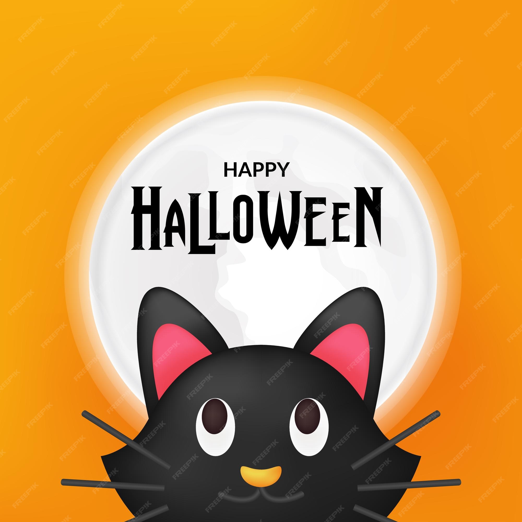 Halloween Black Cat free vector icons designed by Freepik