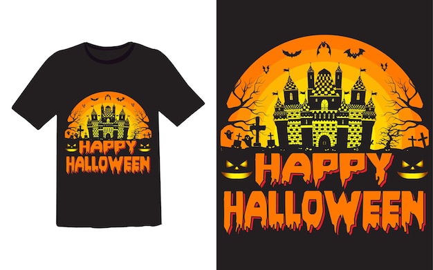 happy Halloween Halloween Tshirt Design