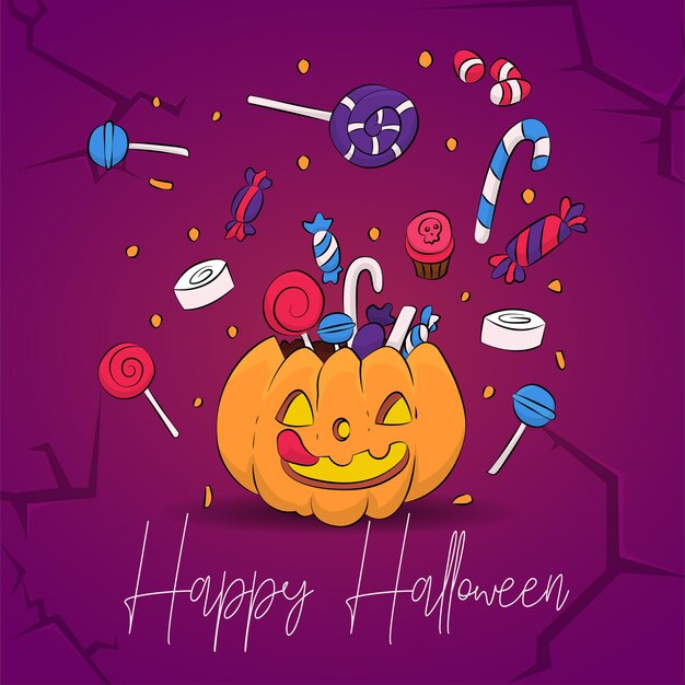 Happy Halloween Illustration