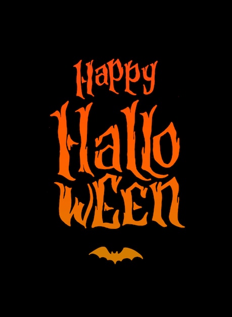 Happy halloween-kaart, poster, banner