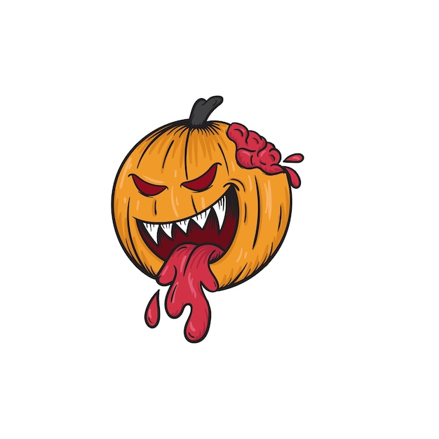 Happy halloween mascotte illustratie