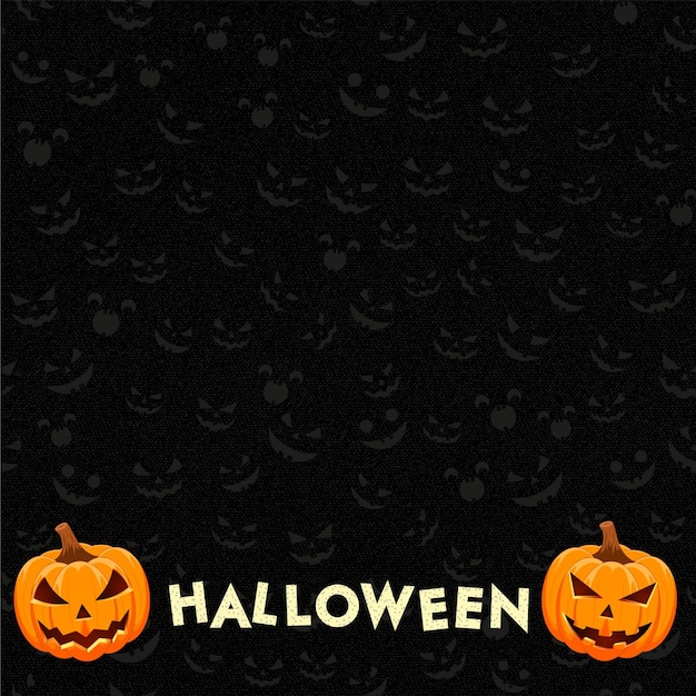 Vector happy halloween message design background eps 10 vector image