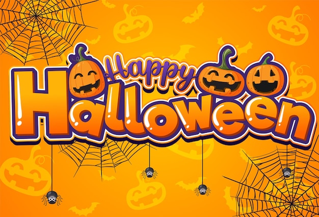 Happy Halloween Poster Template