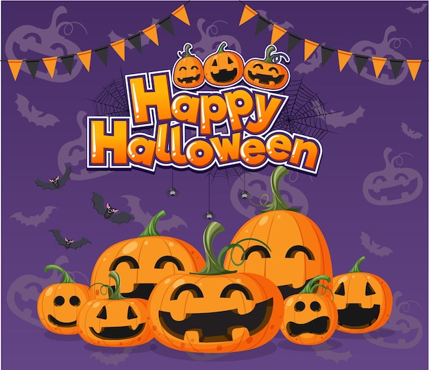 Happy Halloween Poster Template