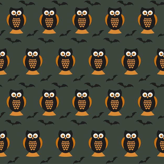 Happy halloween seamless pattern for wrapping paper textile fabric t shirt print wallpaper