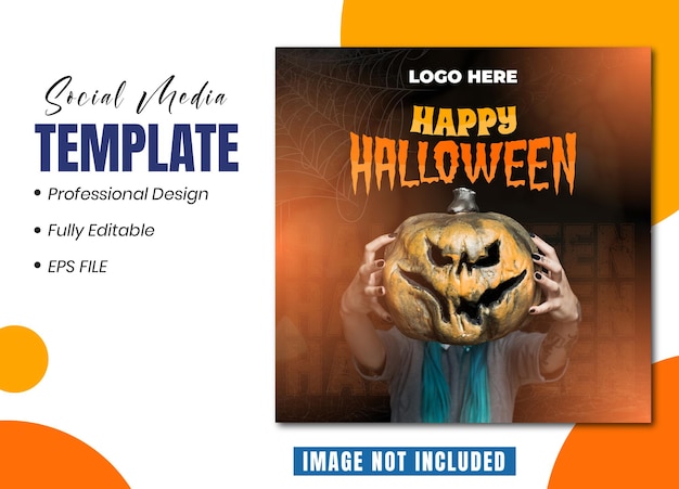 Happy Halloween Social Media Template