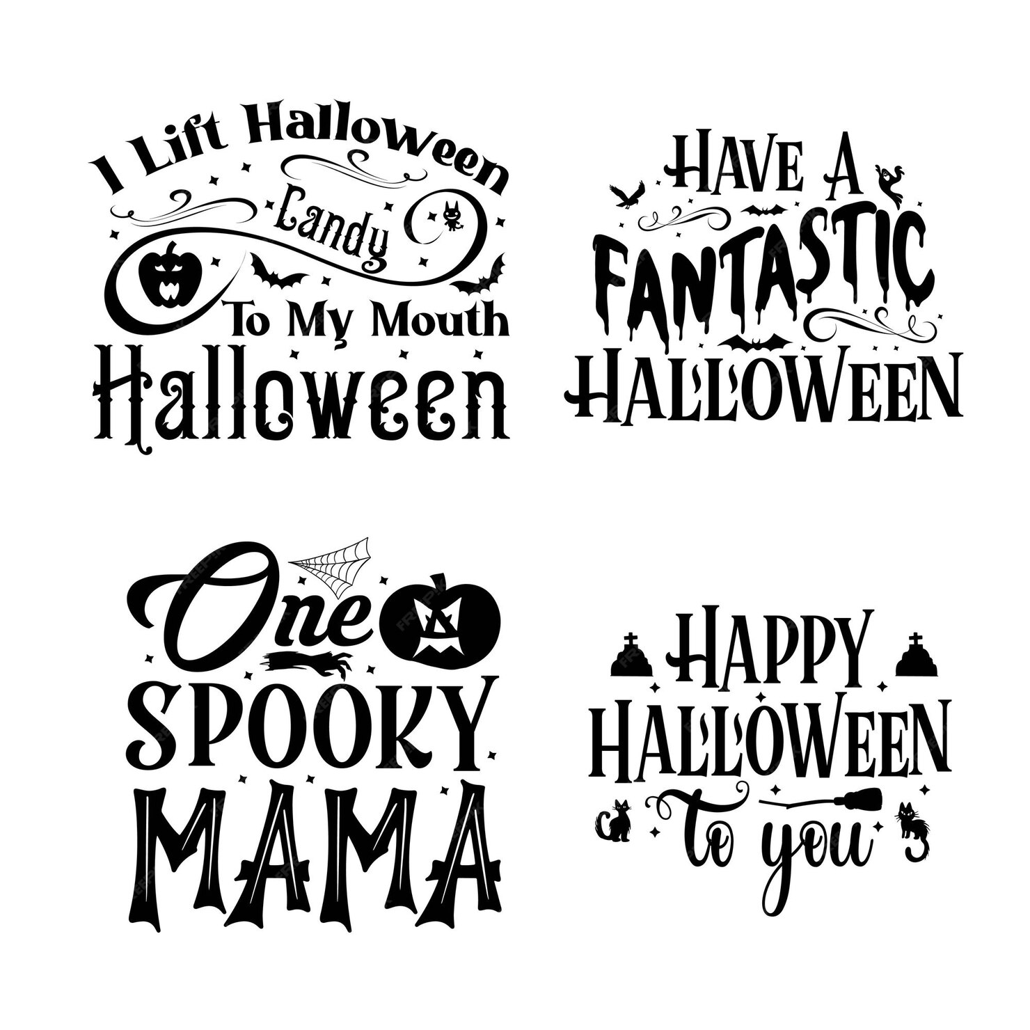 Premium Vector Happy halloween T Shirt Design Templates premium-vector-happy-halloween-t-shirt-design-templates