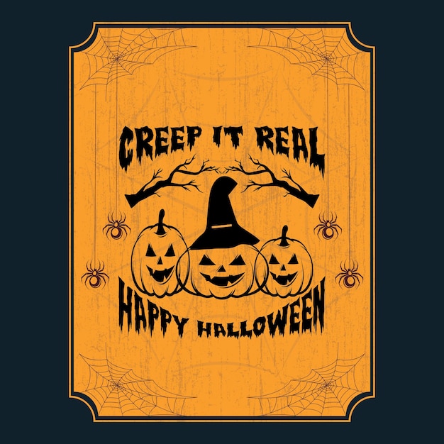 Happy Halloween T-Shirt Design