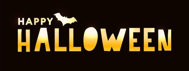 Happy halloween text banner lettering holiday special offer купить сейчас