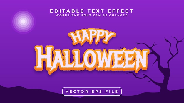 Happy Halloween Text Effect