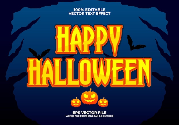 Happy Halloween Text Effect