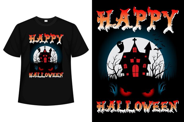 ハッピーハロウィンtシャツハロウィンパーティーハロウィン背景