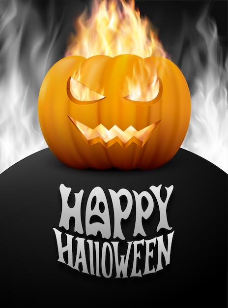 Happy Halloween vector background