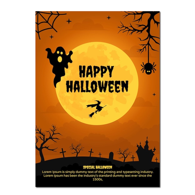 Happy halloween vector illustration design