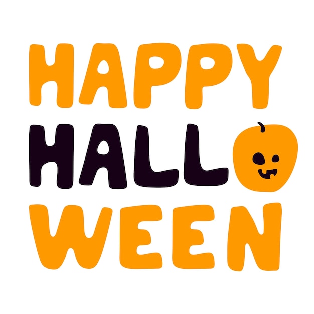 Happy halloween vector illustration