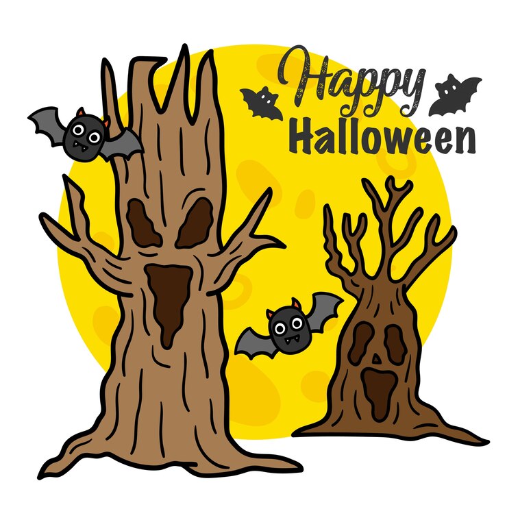 Vector happy halloween vector.