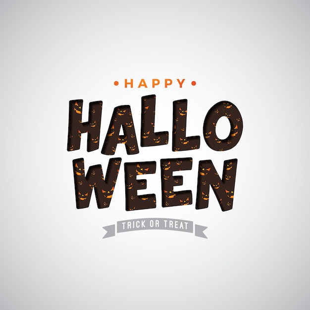 Happy halloween vectorillustratie.