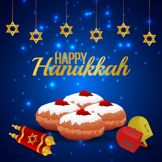 Happy hanukkah celebration