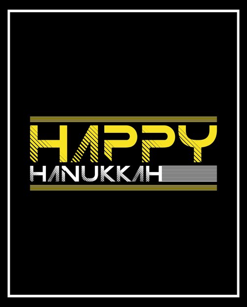 Happy Hanukkah day t-shirt design