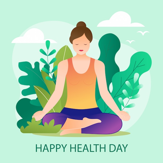 Happy Health day vector 
