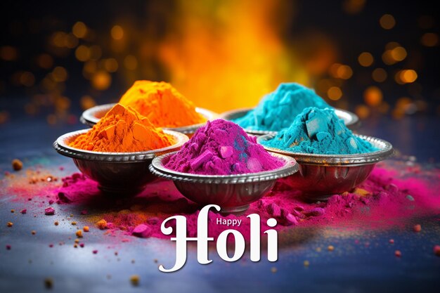 Vector happy holi background