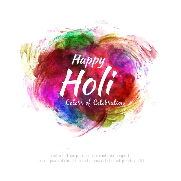 Happy holi festival background