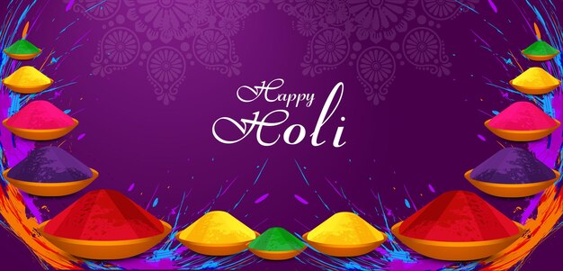 holi backdrop design