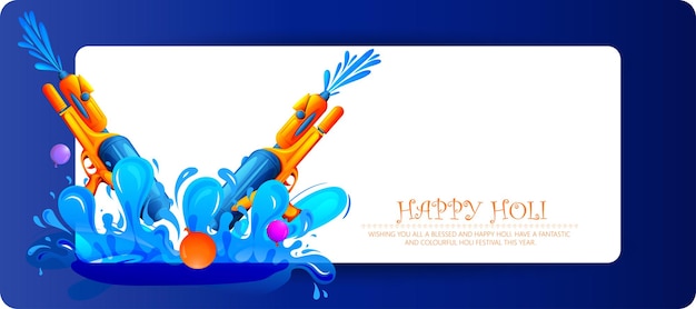 Happy Holi Festival Of Colors Illustration Of Colorful Gulal For Holi,