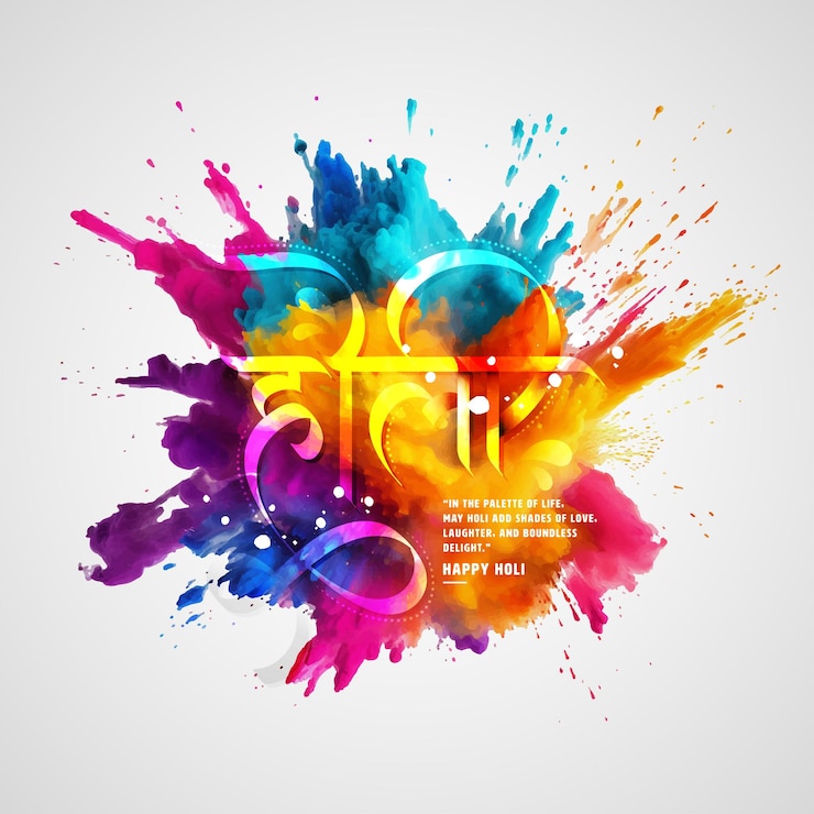 Vector happy holi festival vector background design template