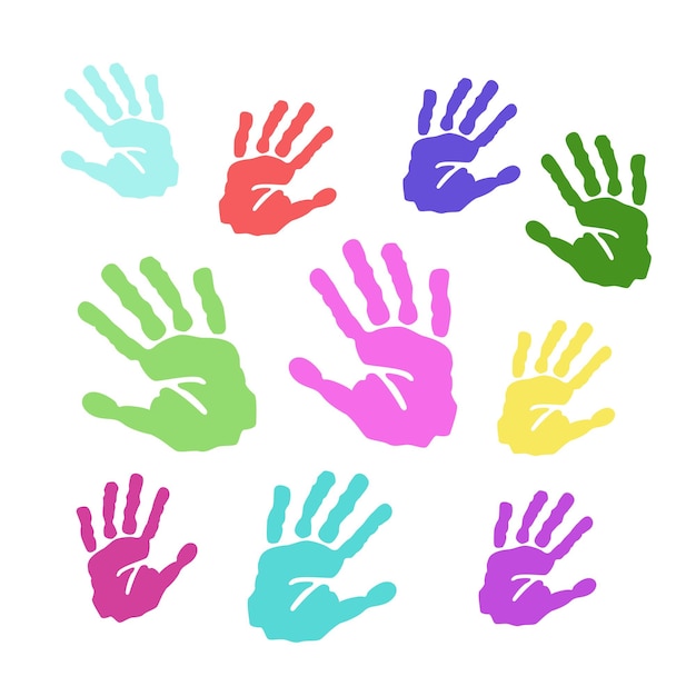 Illustrazione di happy holi hand paint