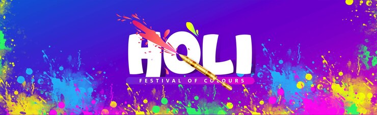 Happy Holi, India Festival of Color and Colorful Gulal color festival of India celebration